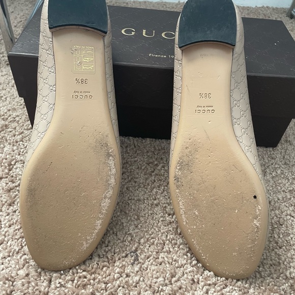 Authentic Gucci tan low heel shoes size 38 1/2 - Picture 4 of 4